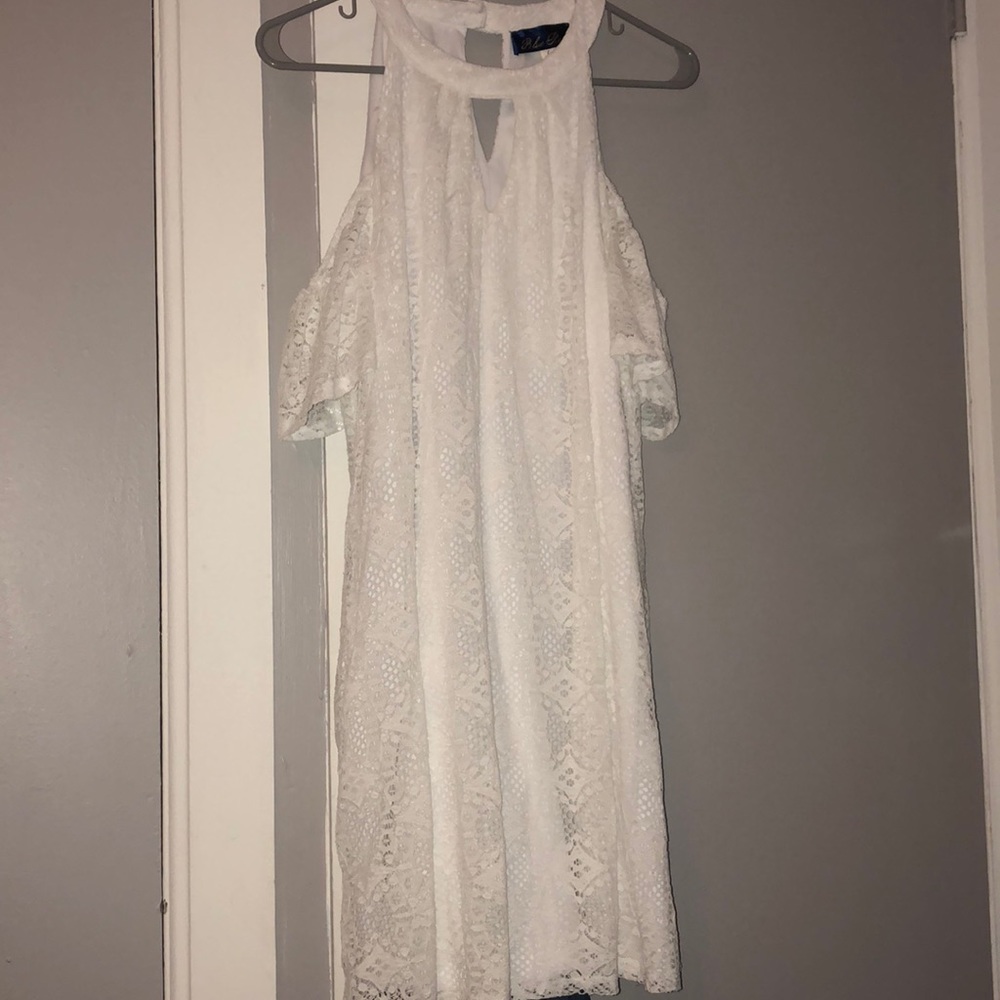 White off the shoulder dress